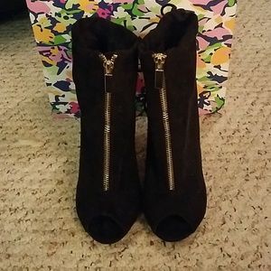 Black Heeled Booties